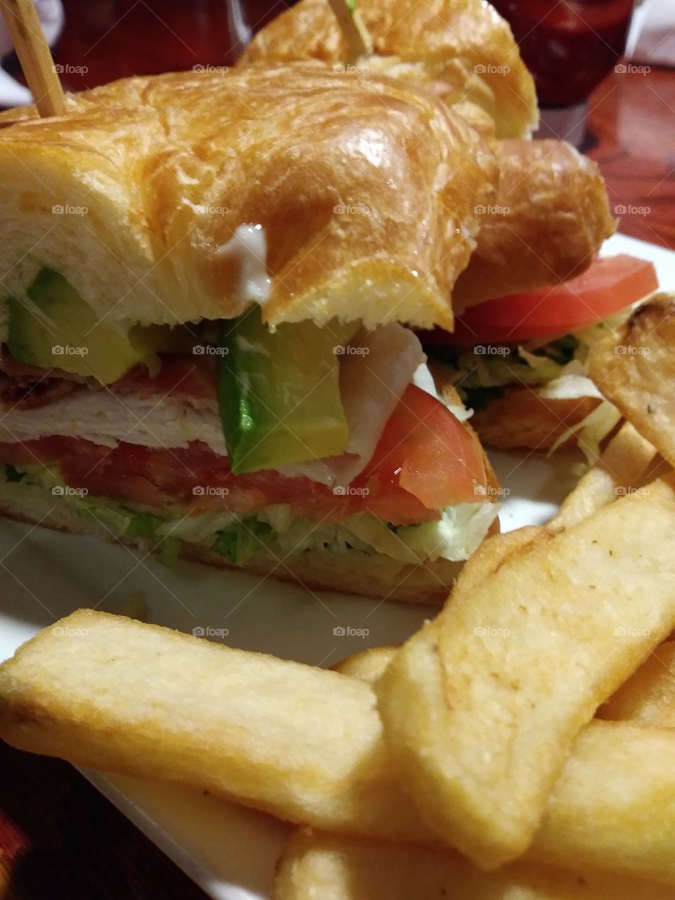 BLTA and Fries