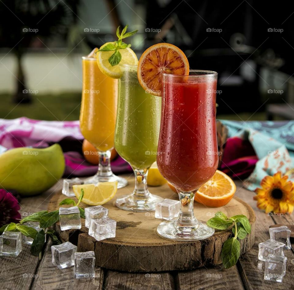 frish cocktail juice nice to drink in morning