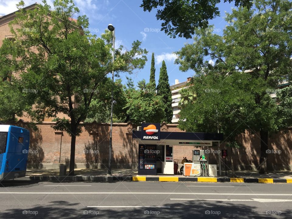 Smallest gas station in the world