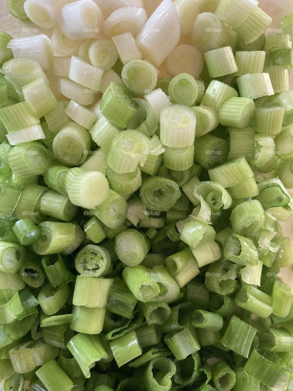 Tasty green onions 