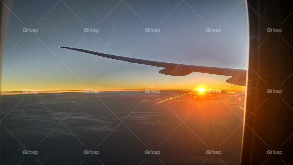 chasing sunrises. Early morning emirates flight from  Dxb to Kul