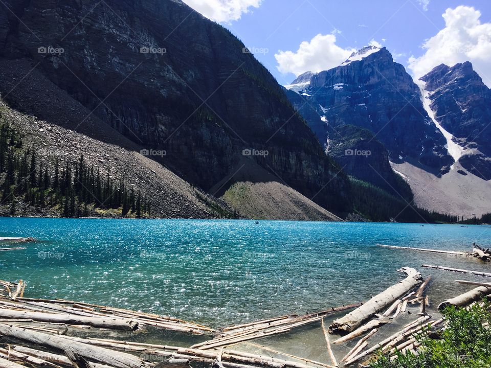 Idyllic view of lake