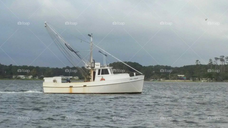 shrimping boat