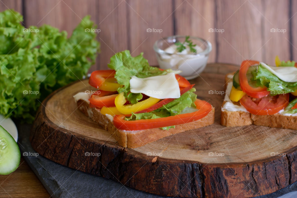 wheat bread sandwich for healthy lifestyle
