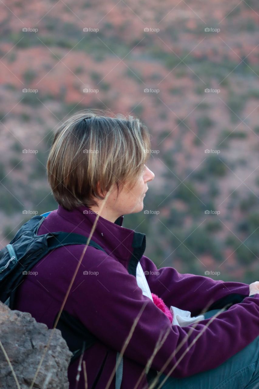 Meditating in Sedona - Arizona