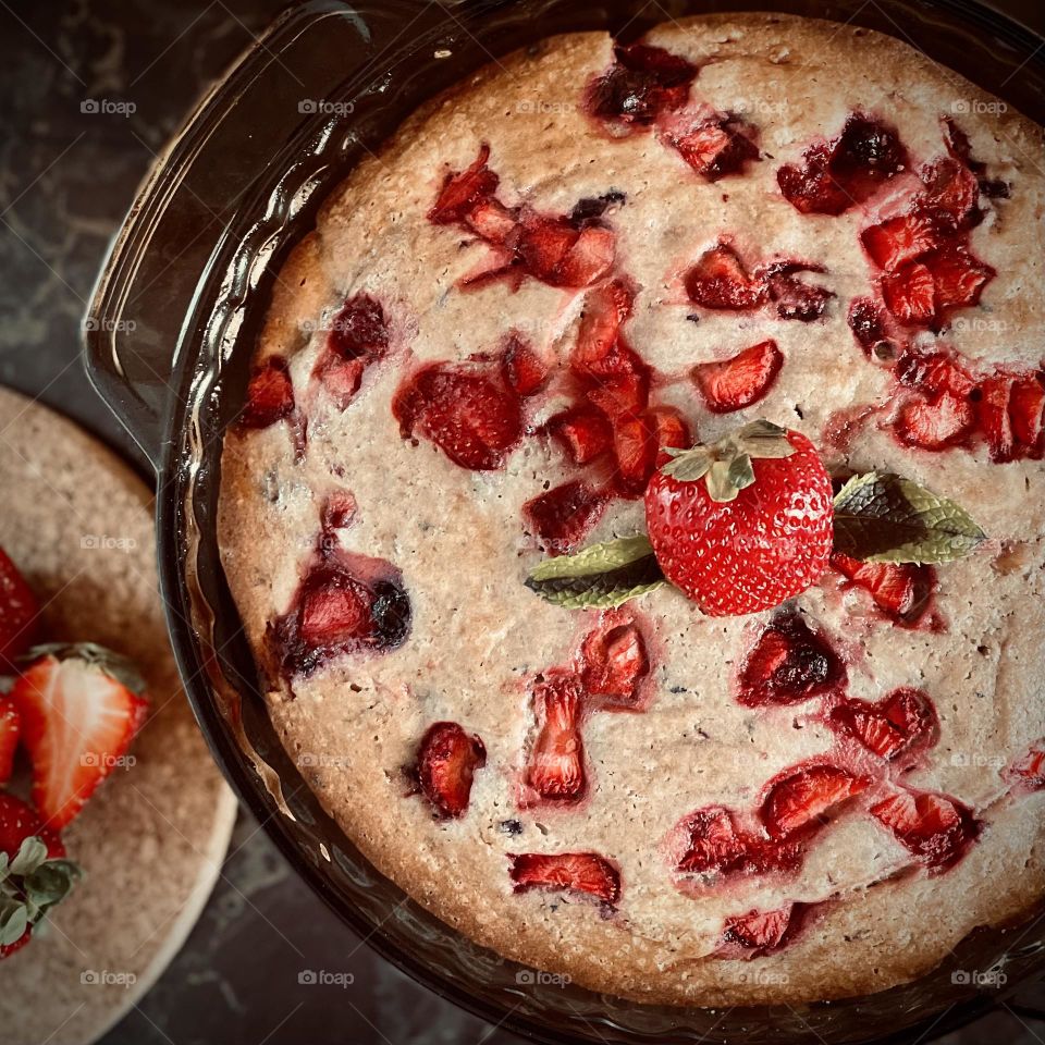 Homemade Strawberry Cake…
