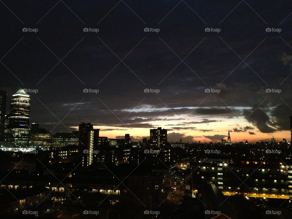 sunset london sky architecture by alexchappel