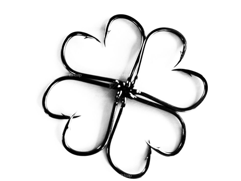 White and black image.