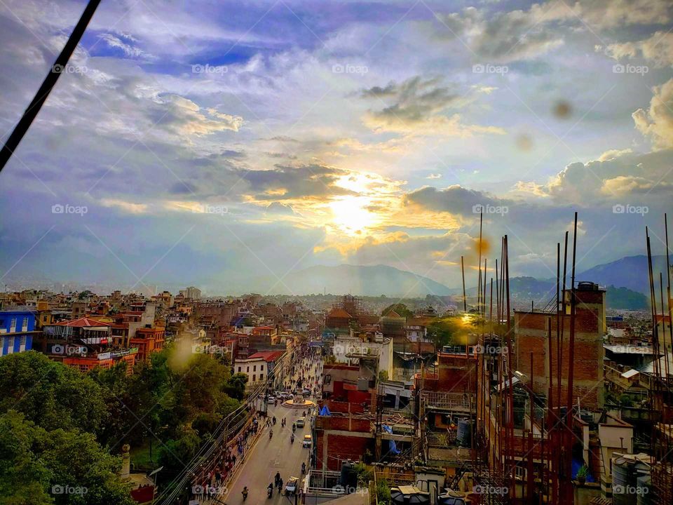 #Sunset #basntapur #city #view #visit Nepal 2020 
#beautiful
#photograph
#hobbies