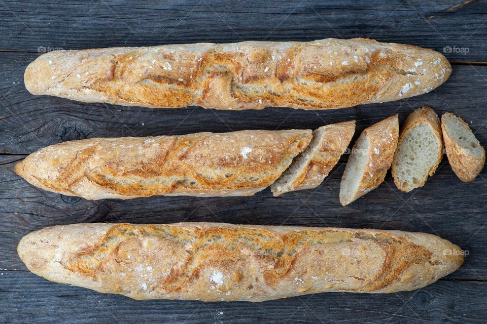 homemade baguettes