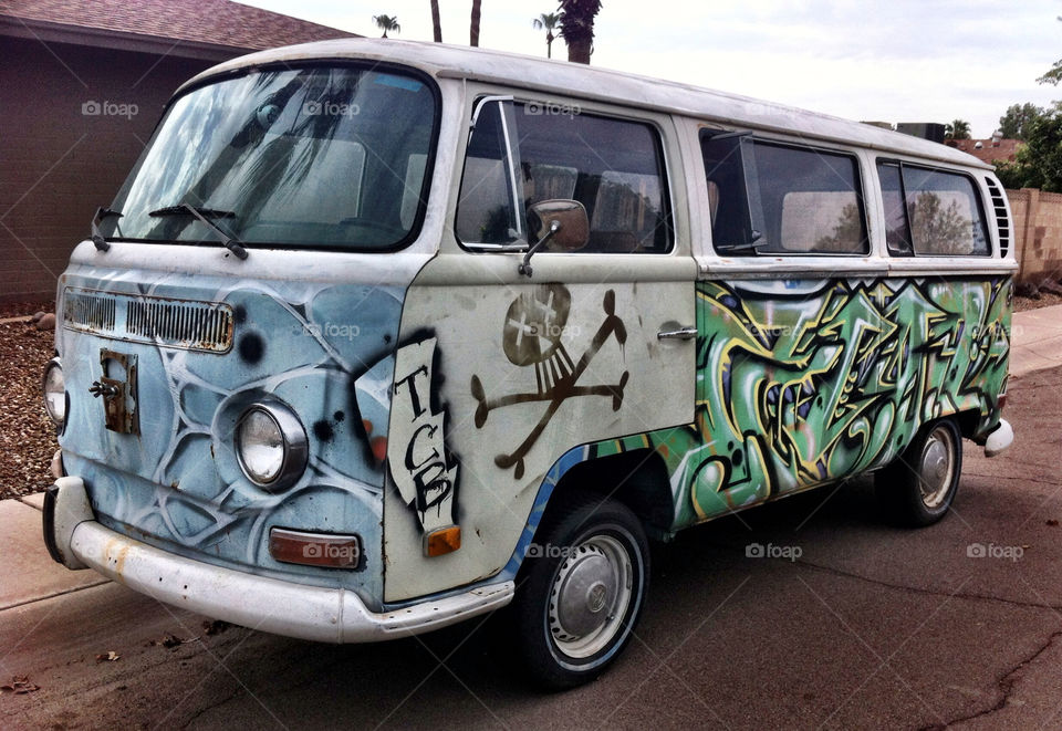 graffiti volkswagen van lifestyle by afitzu