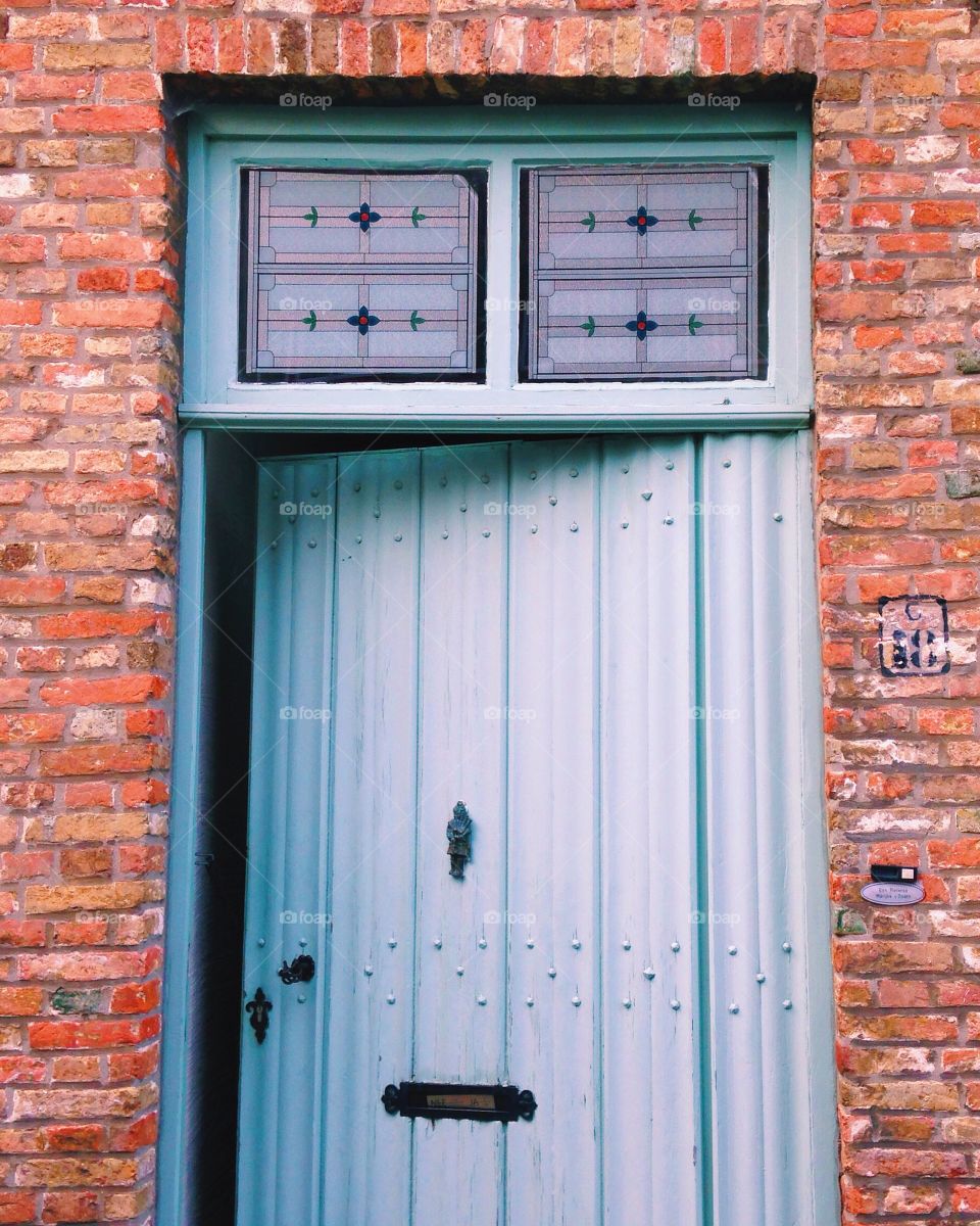 Door, House, Architecture, No Person, Wall