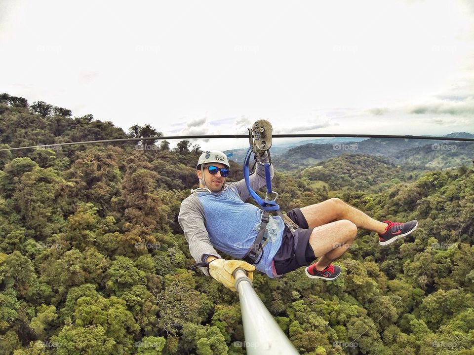 Zip lining 