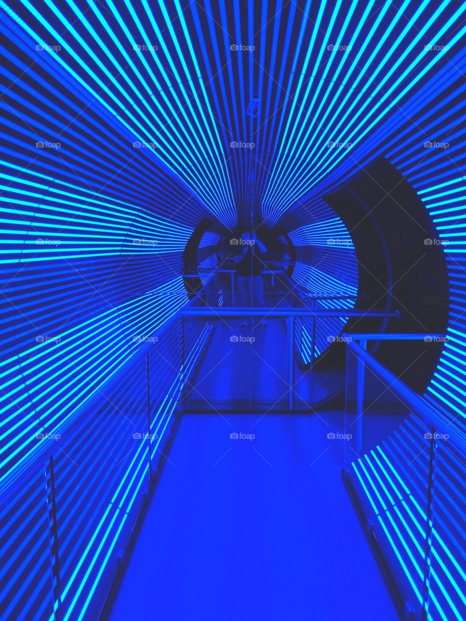 Blue tunnel