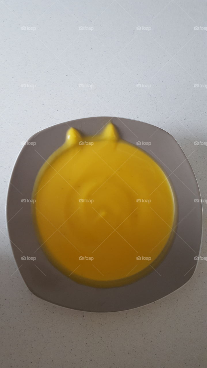 Devilish pumpkin soup