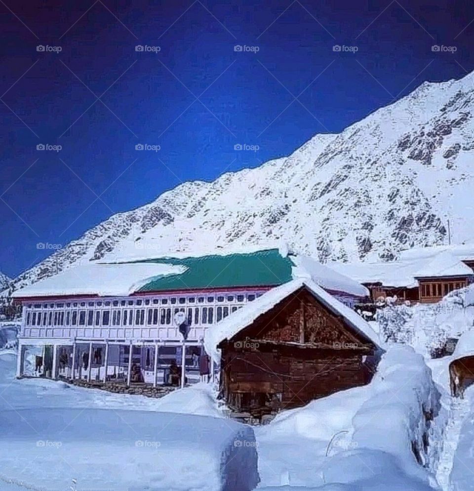 most beautiful and attractive view of the mountains.