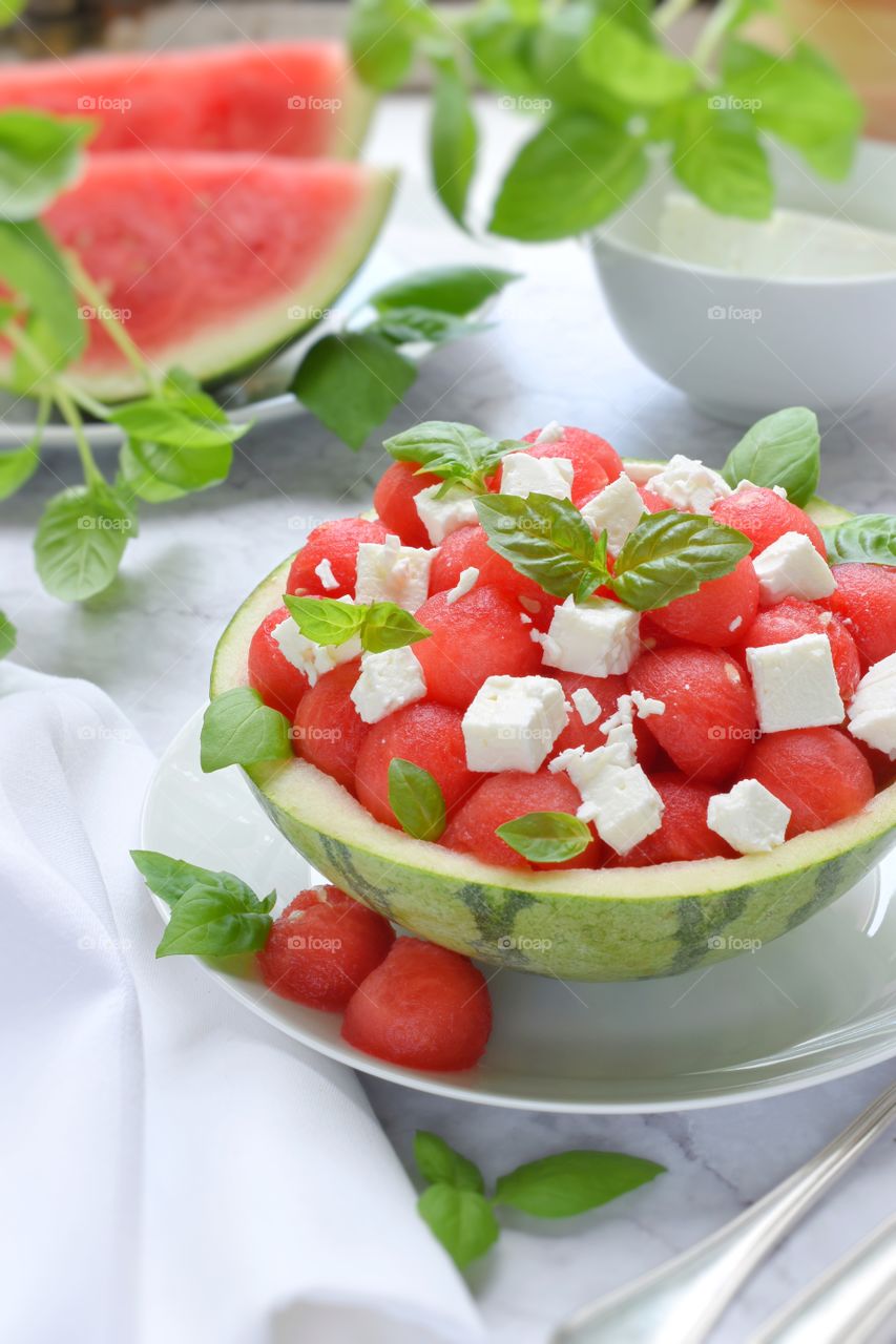 Watermelon salad 