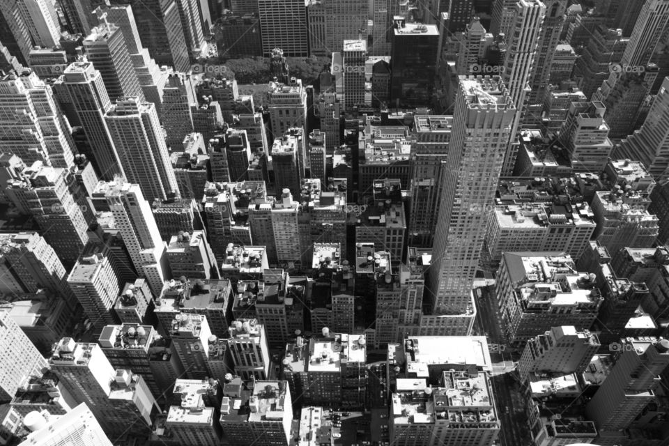 New York looking down