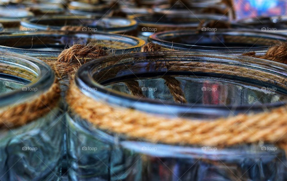 Glass jar