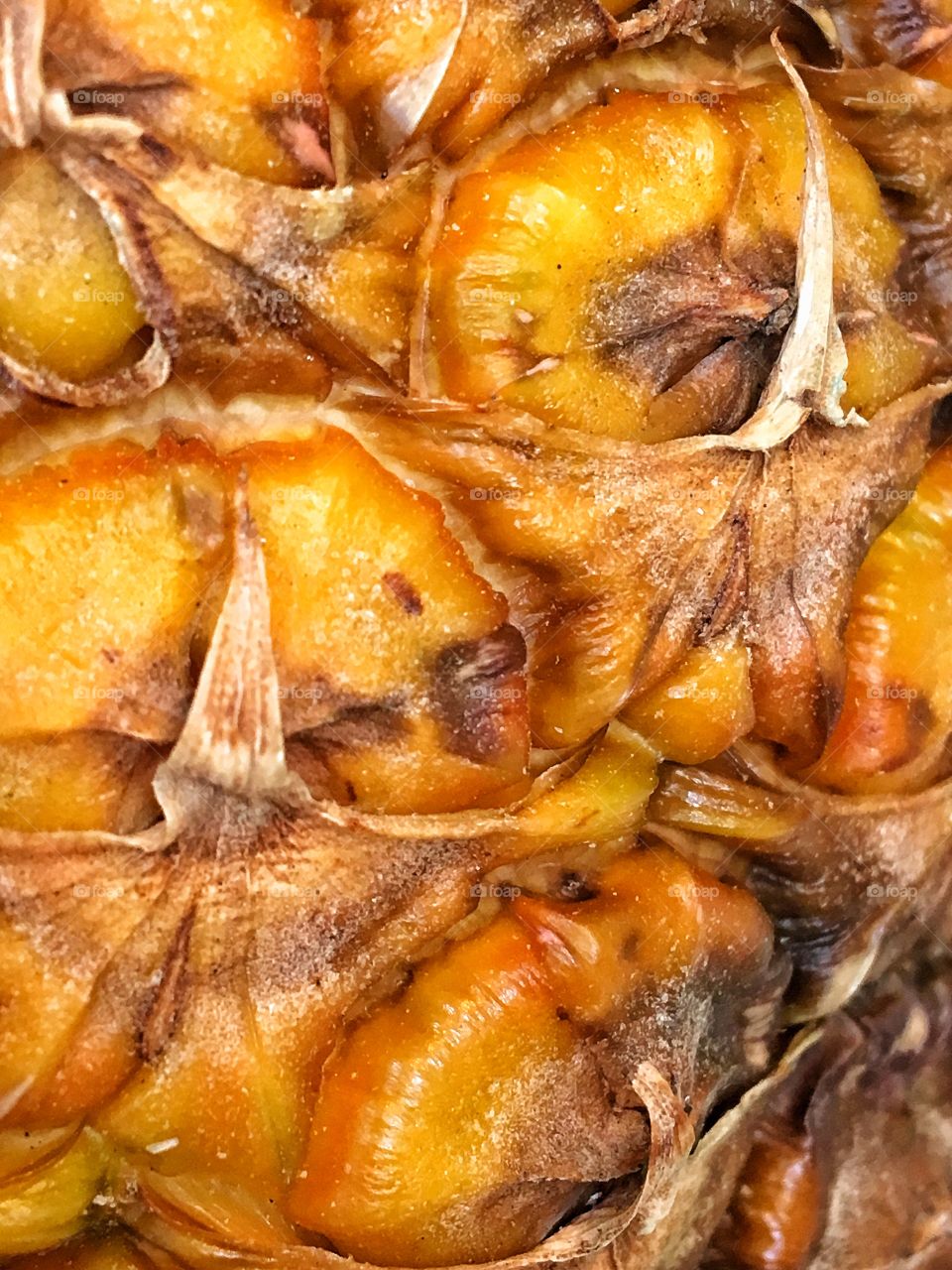 Pineapple close up 
