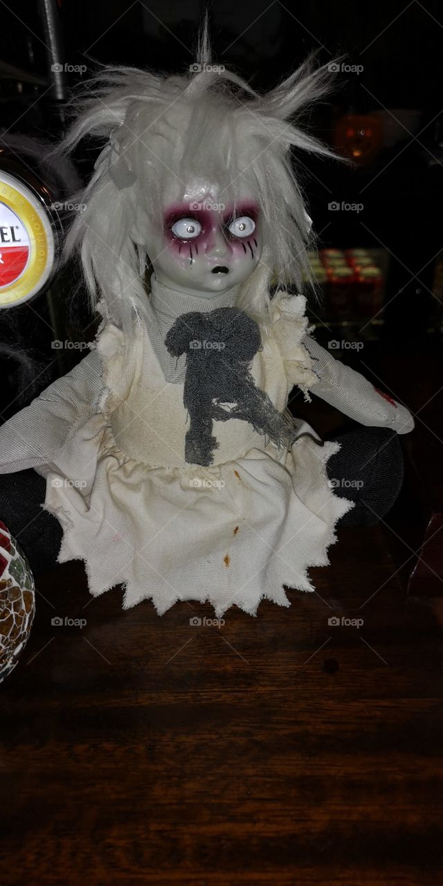 scary doll