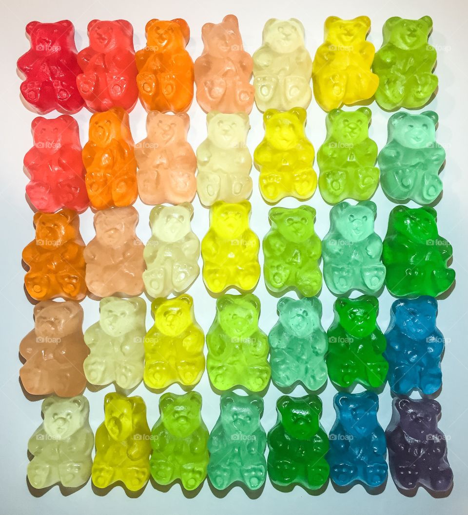 Gummy bear colors