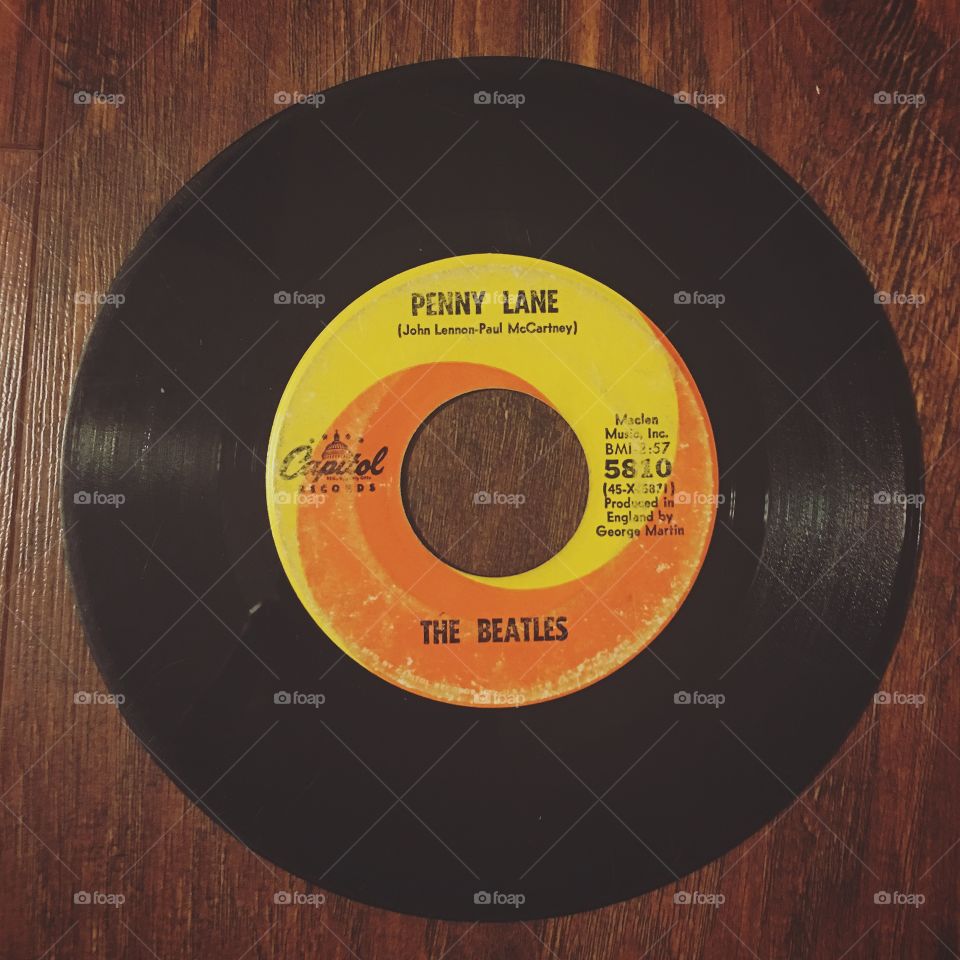 Penny Lane Record by The Beatles