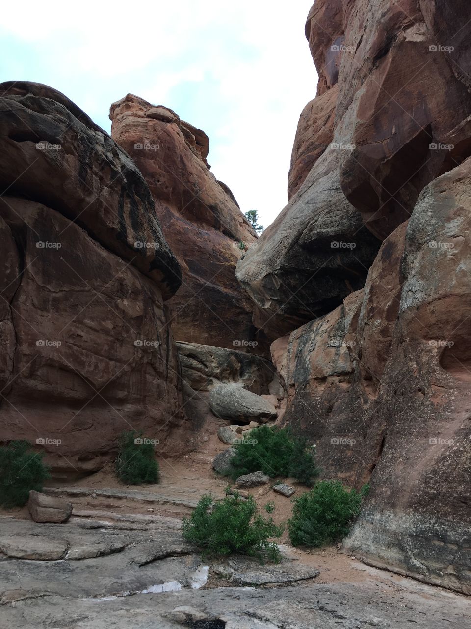 View from the front at Devils kitchen 