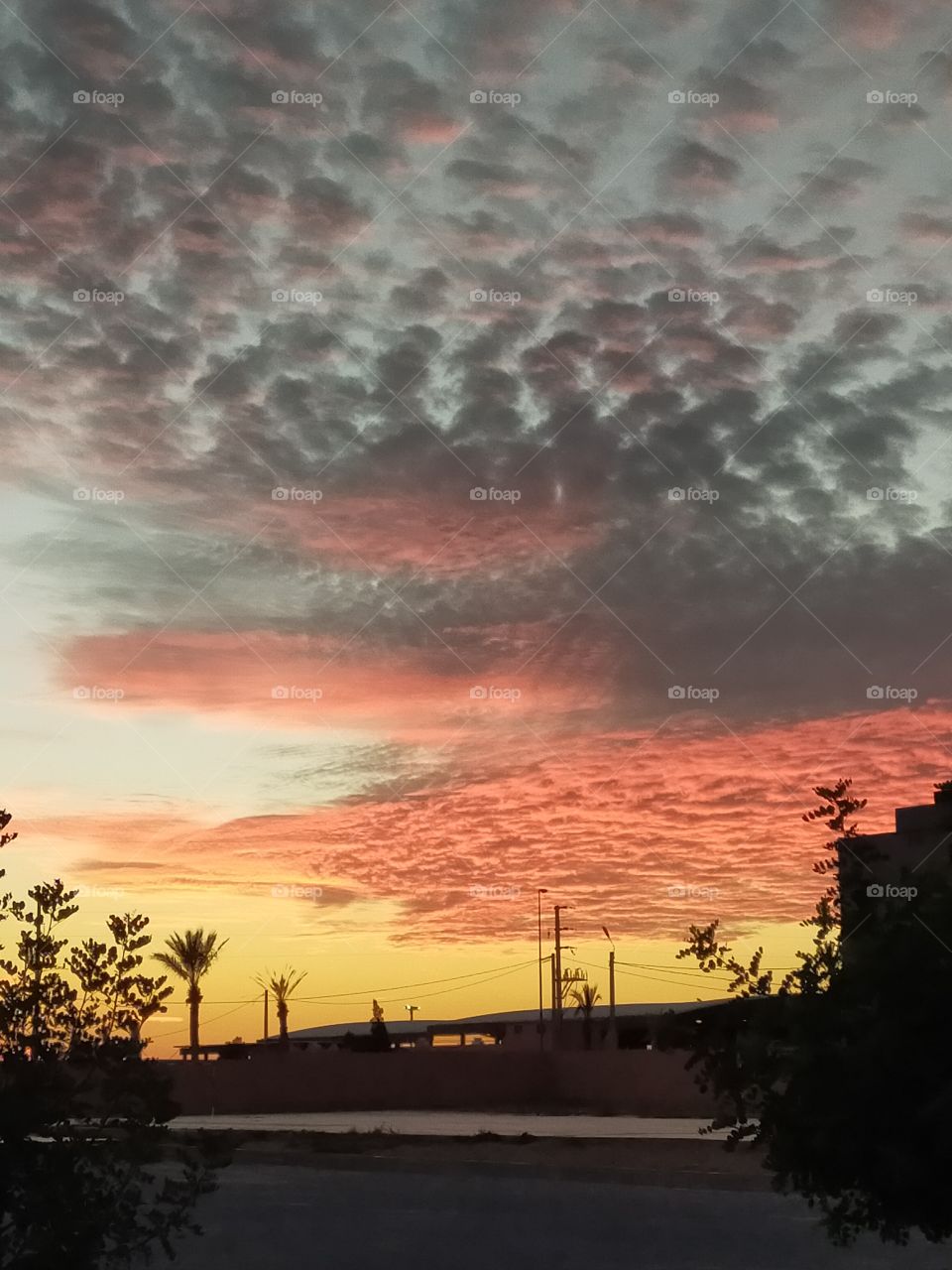 beautiful colours on the sky...so amazing.the photo was taken in Guelmim,Morocco..