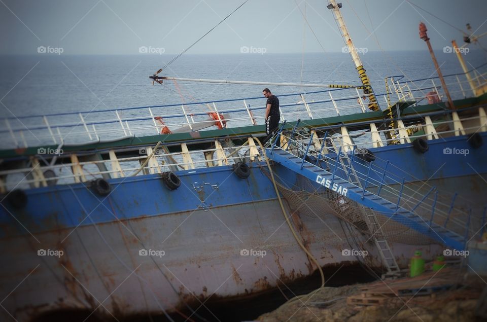 ship run aground