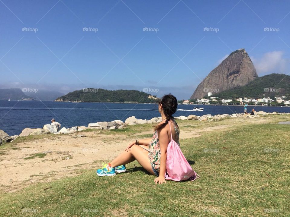 Summer vibes! Enjoying the sun