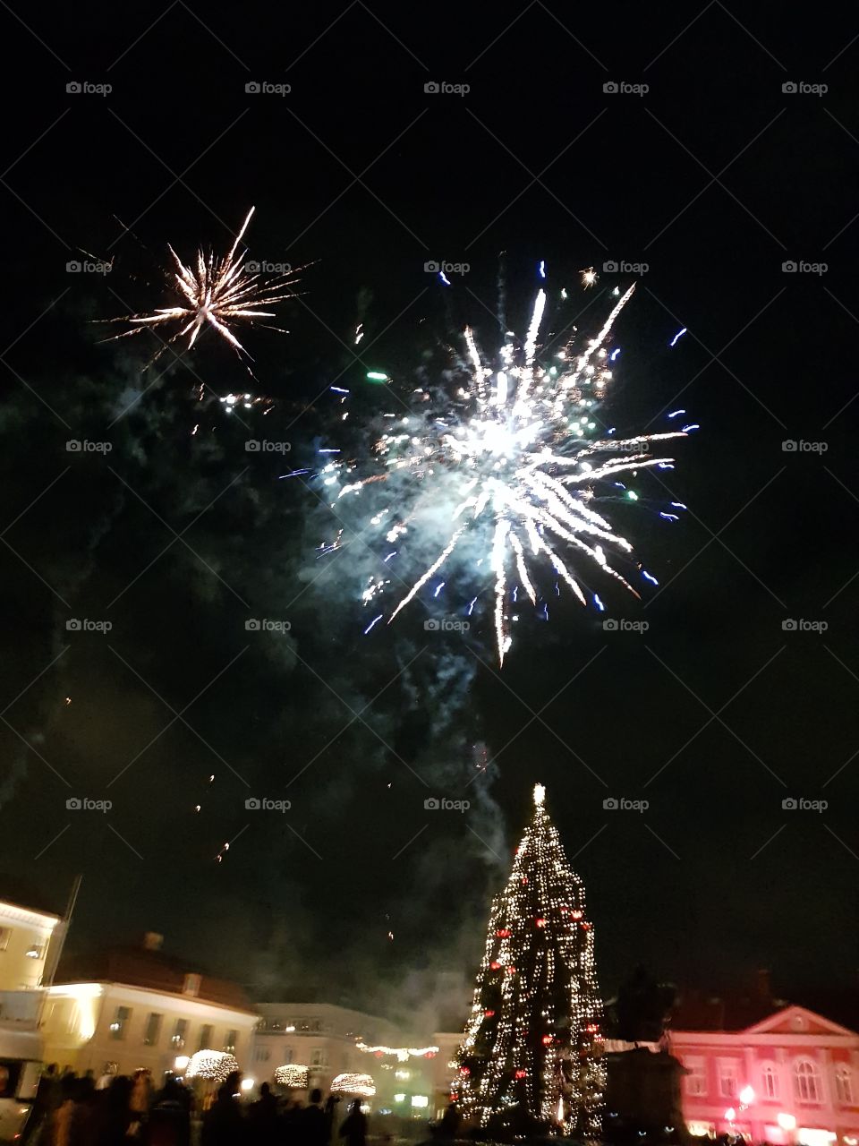 Fireworks, Festival, Christmas, Celebration, Winter
