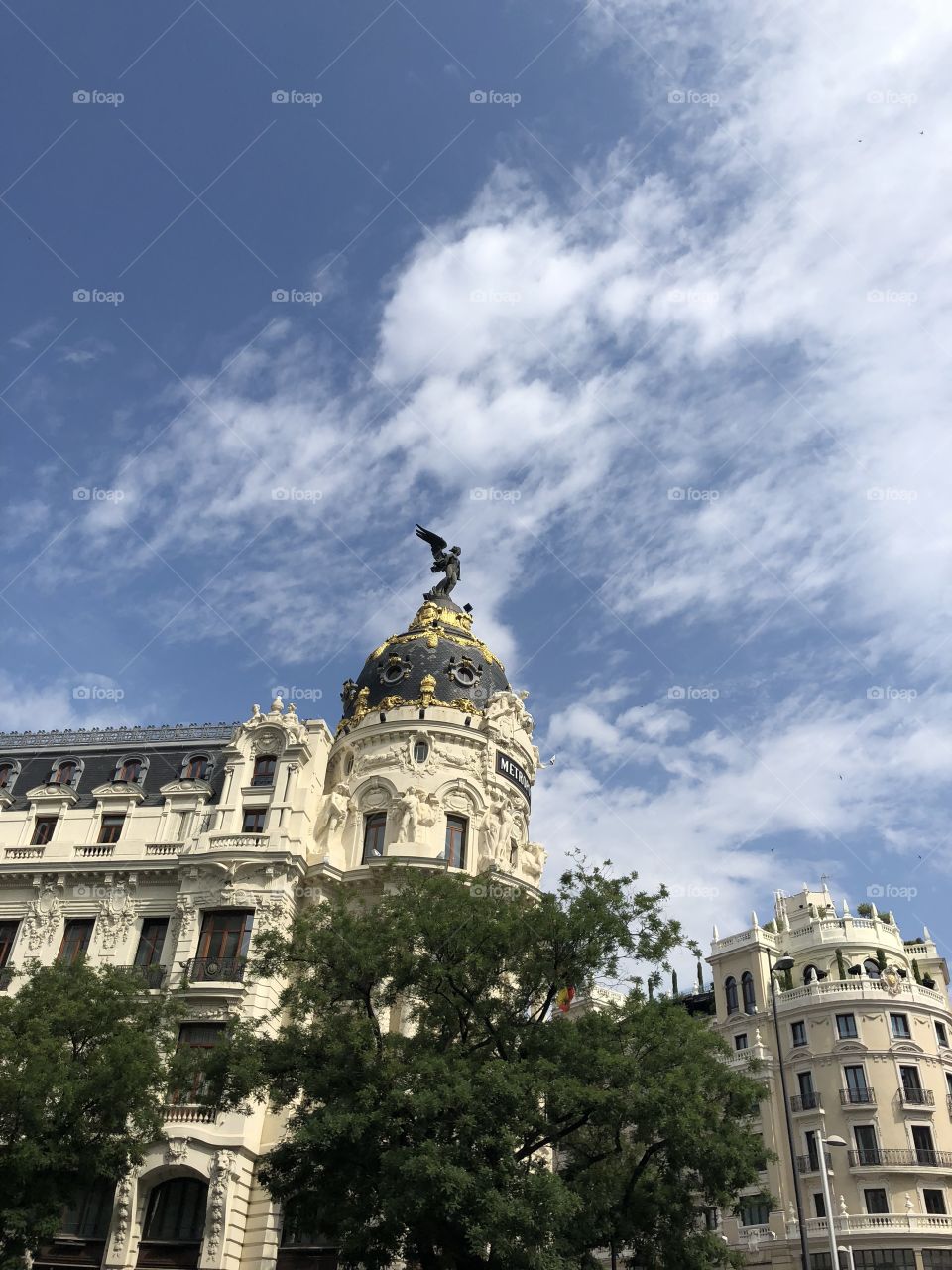 Metropolis building in Madrid