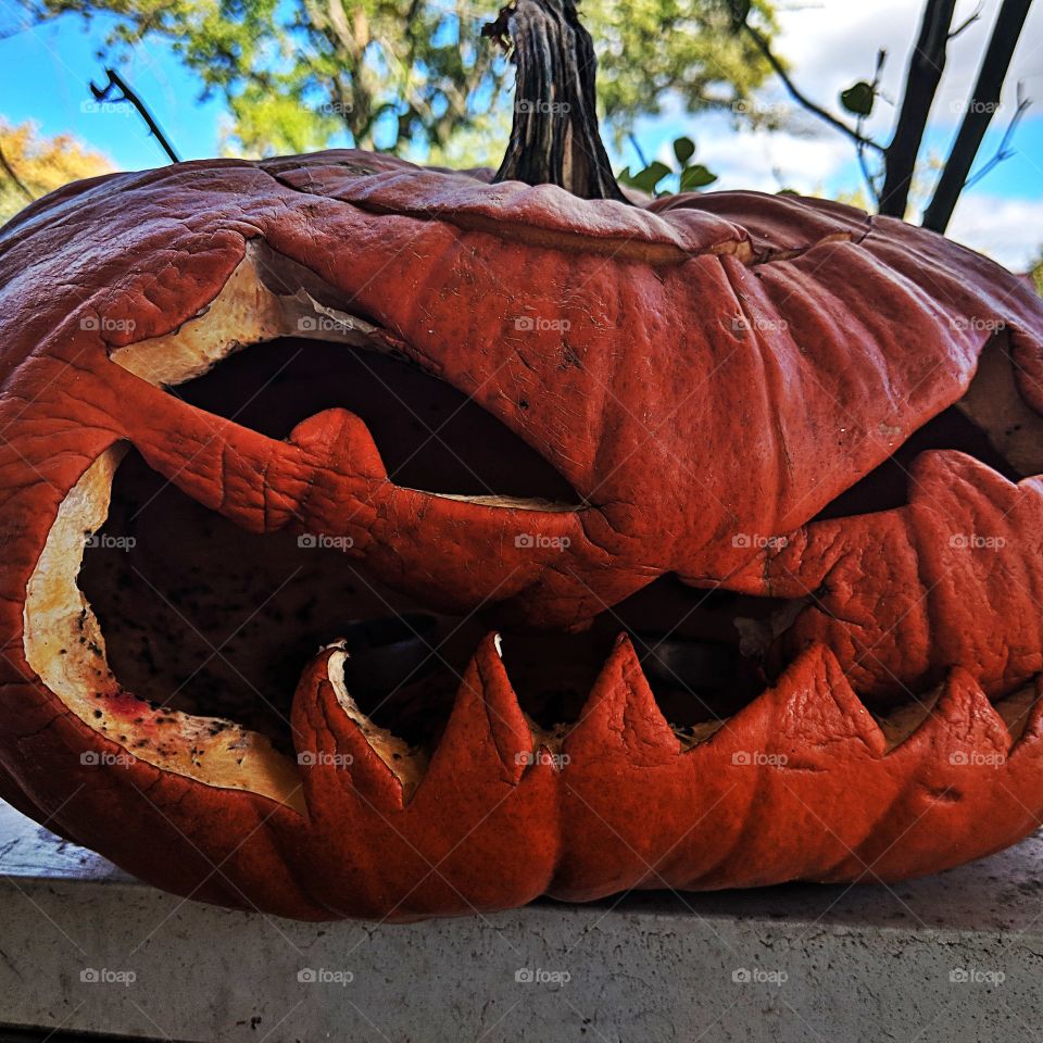 decaying Evil Pumpkin