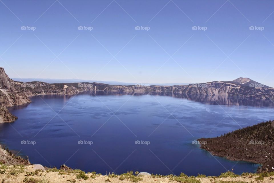 Crater lake view, California