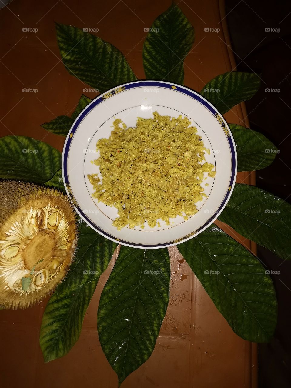 Manihot with babay jackfriut