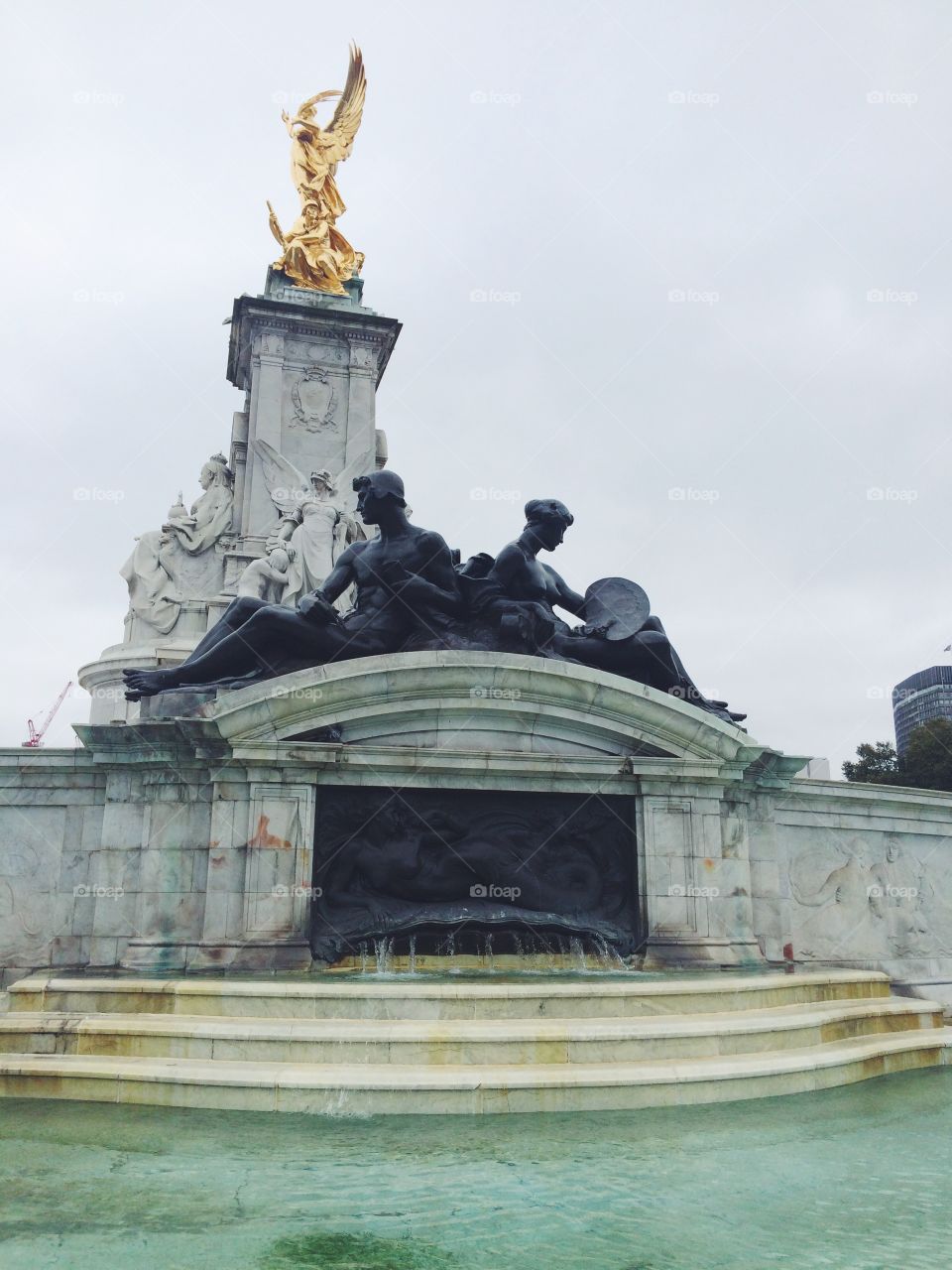 Palace fountain in England 