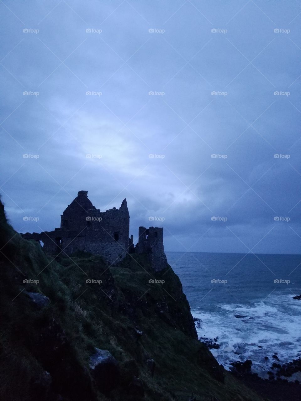 Beautiful castle ruins in Northern Ireland