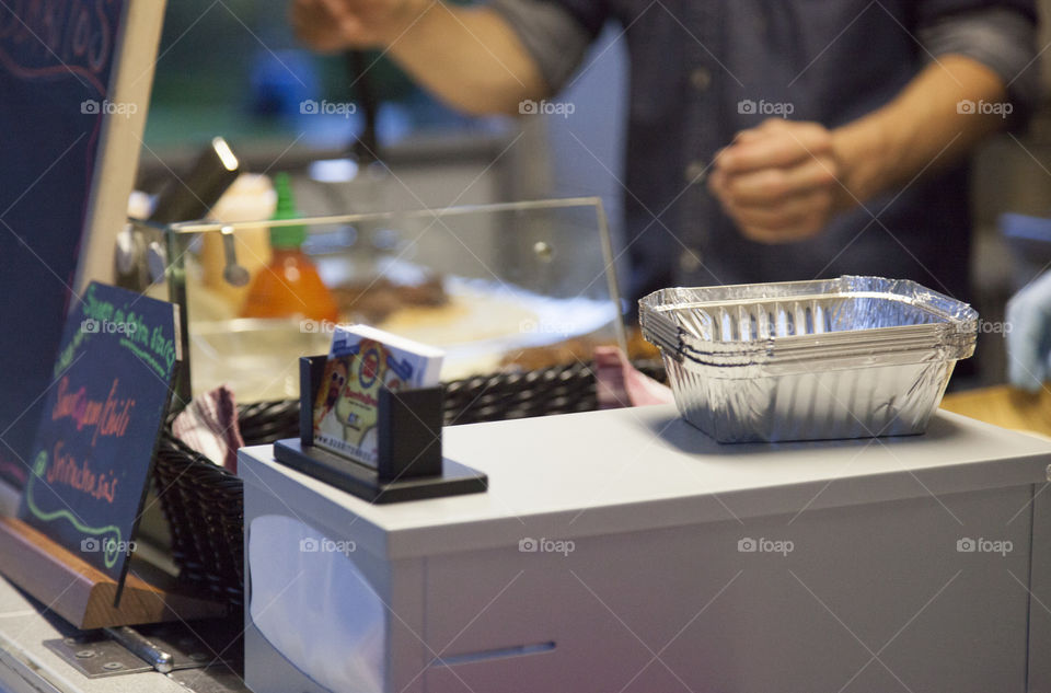 Preparing food