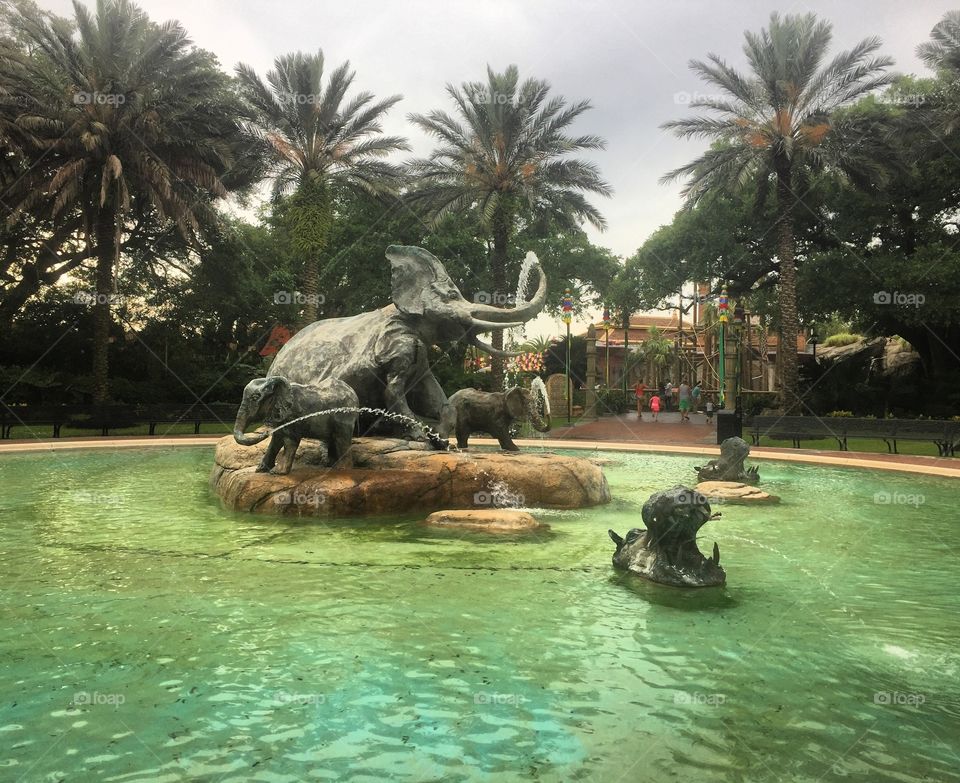Audubon Zoo Fountain 