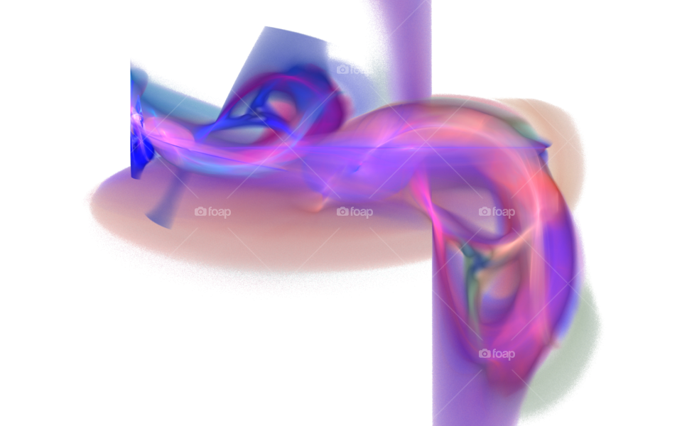 cloud fractal. fractal art