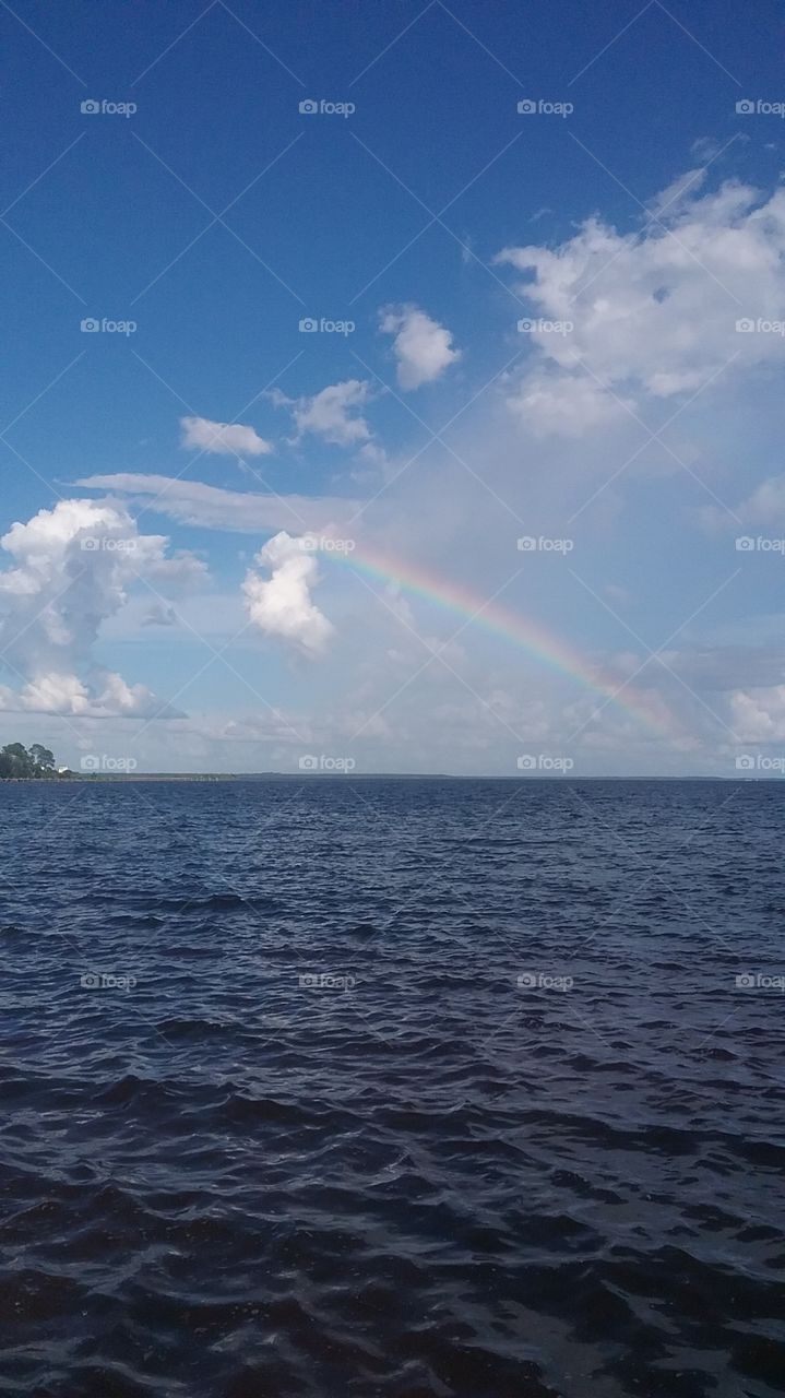 Rainbow Over the Bay