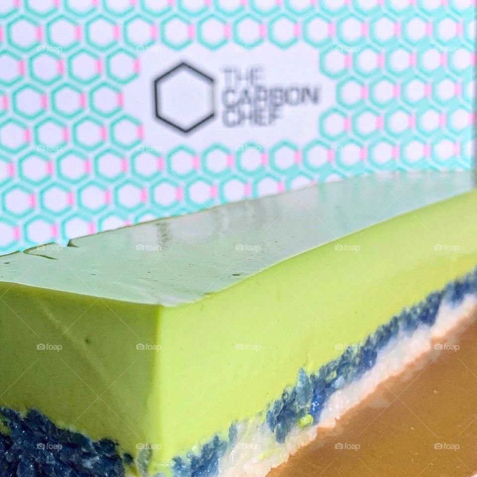 Traditional nonya kueh dessert cake called kueh salat