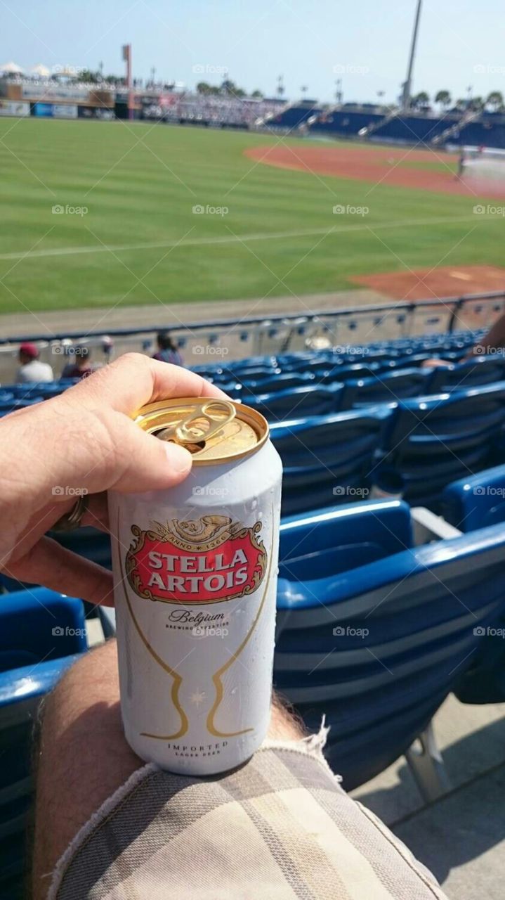 Perfect match: Stella and baseball.