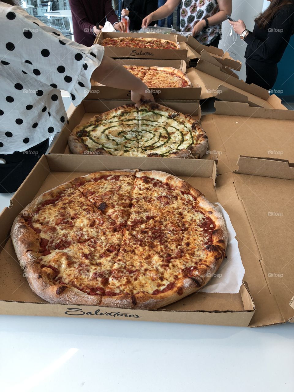 Pizza day at the office