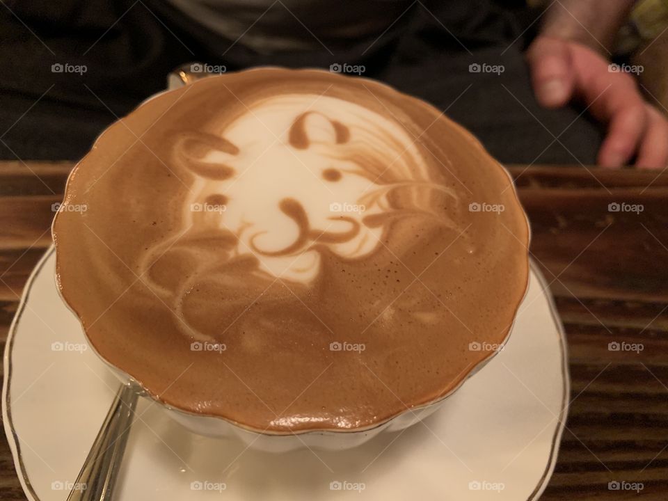 Handcrafted cappuccino 