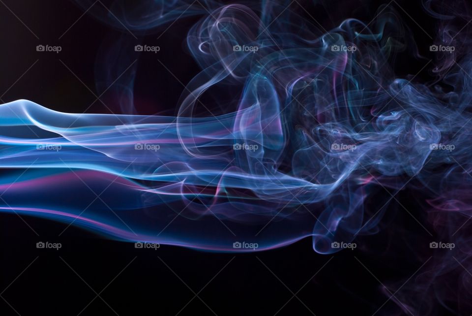 Smoke Art Blue