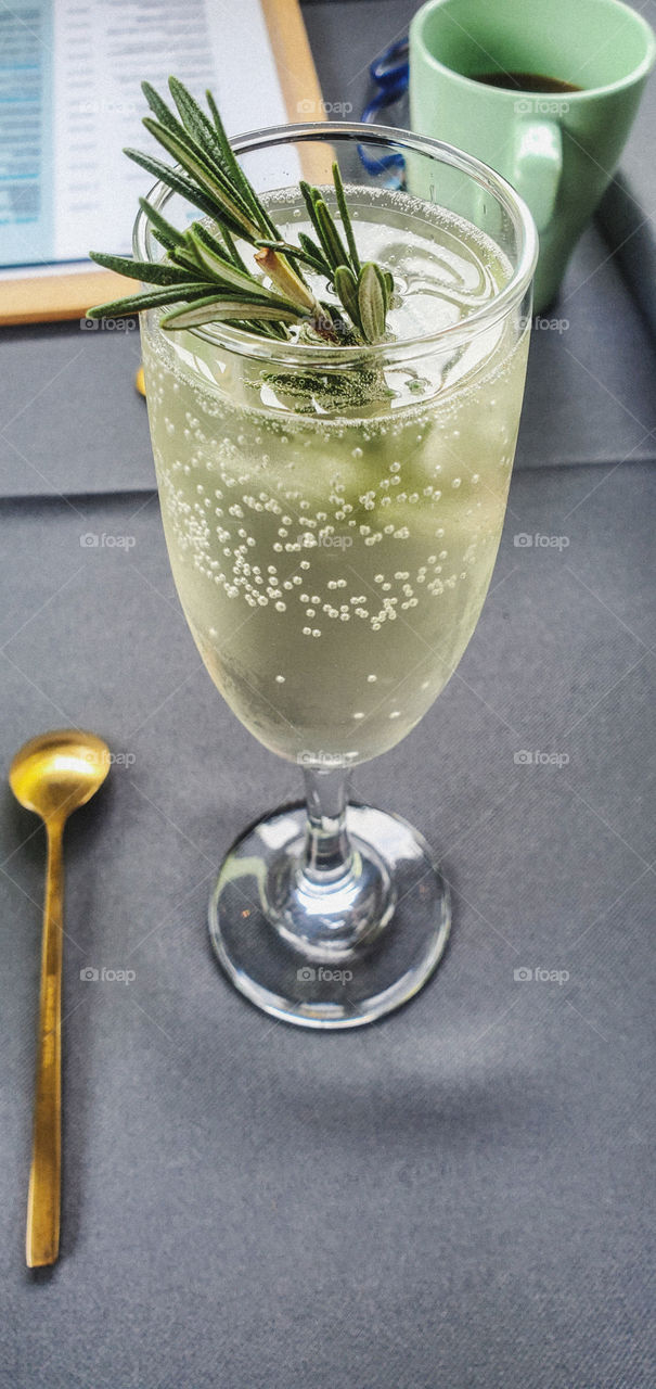 when light and a beautiful drink melts