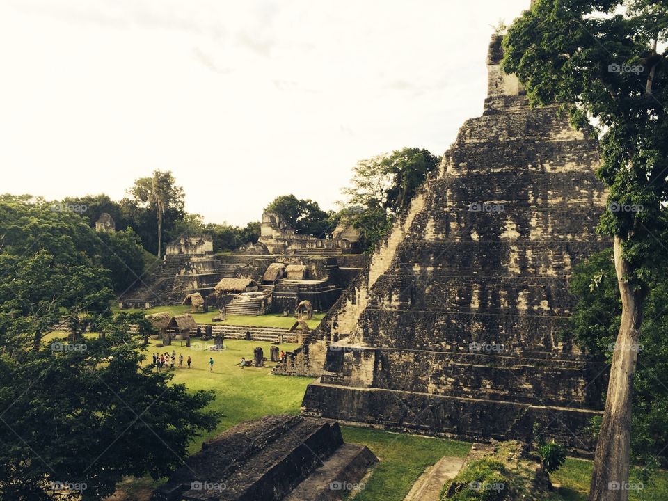 Mayan pyramids, 
Tikal, Guatemala
