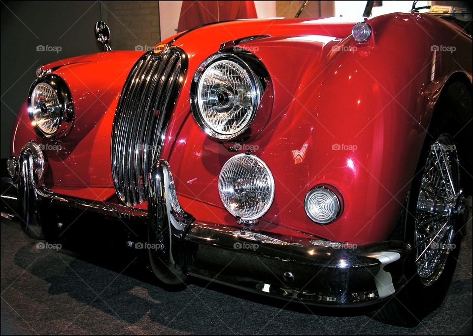 1964 Austin Healy Red Coupe. 1964 Austin Healy red convertible coupe in classic collector car condition. 
Zazzle.com/Fleetphoto 